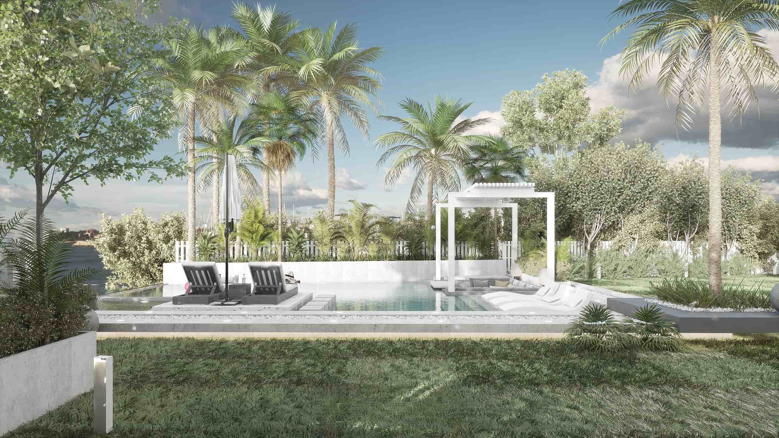 Hacienda Bay - Standalone villa lagoon view